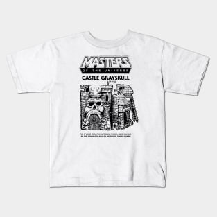 Castle Grayskull Toy Artwork - Light Kids T-Shirt